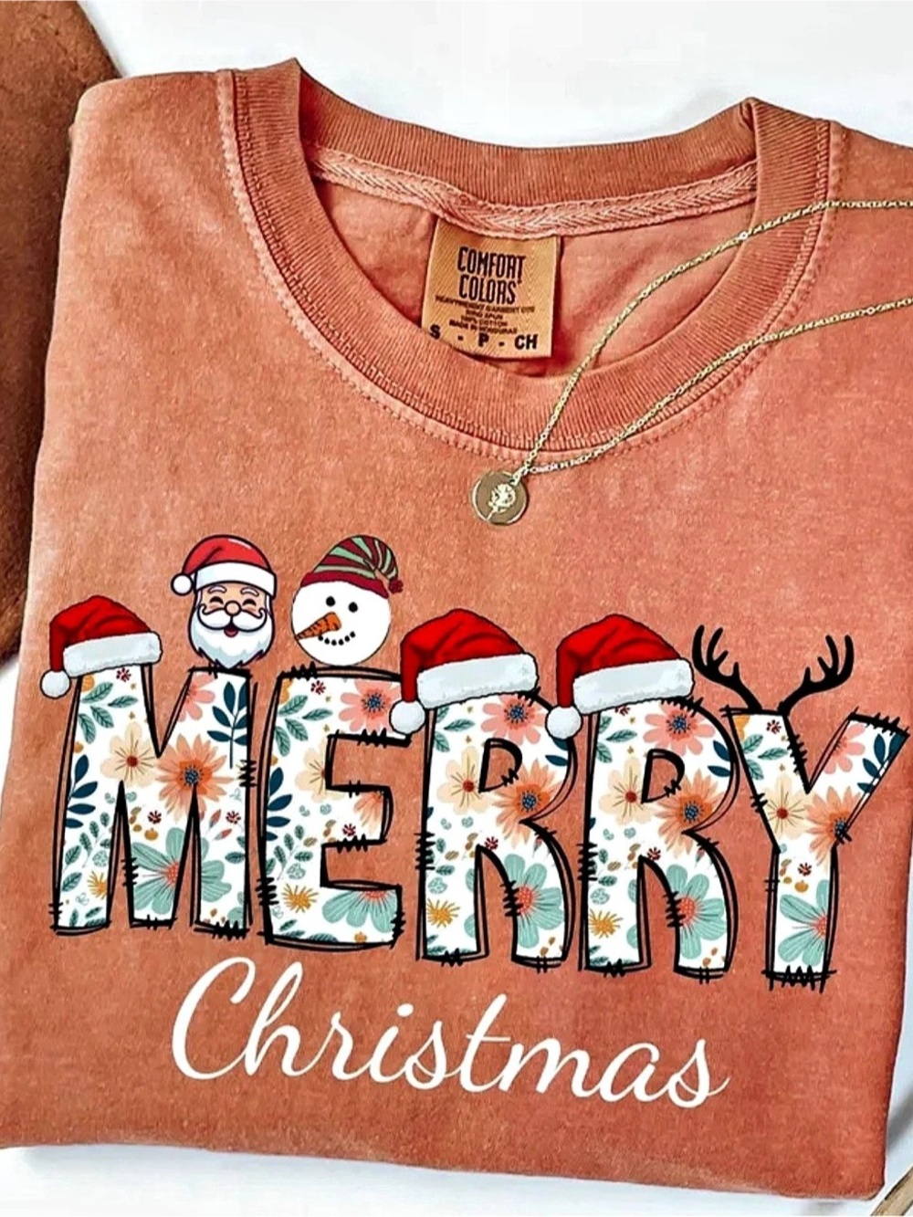 Comfort Colors Yam Christmas Graphic Tee